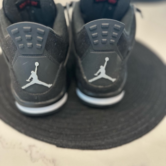 Jordan 4 Retro SE Black Canvas - Picture 4 of 5